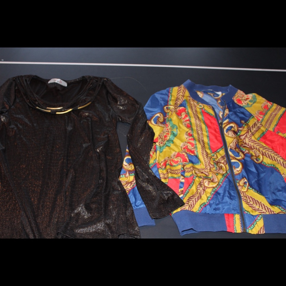 JACKET AND TOP BY EUNISHOP.  NEVER WORN